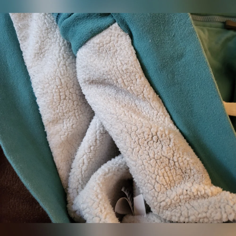 Sherpa lined zip up hoodie - Picture 4 of 4